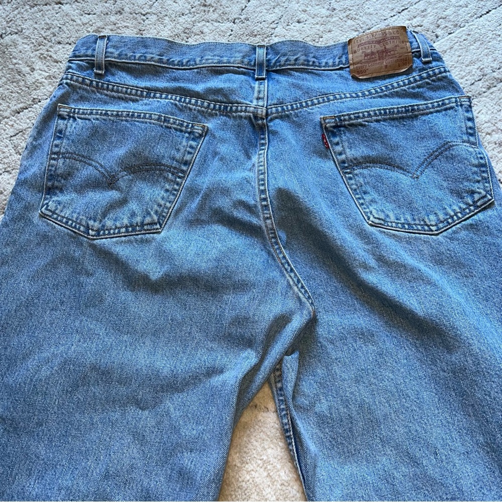 Levi’s Men’s 42X30 relaxed fit light blue jeans - Picture 7 of 7